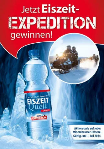Bild: EiszeitQuell verlost eiszeitliche Reise - Expedition ins Eis zu gewinnen