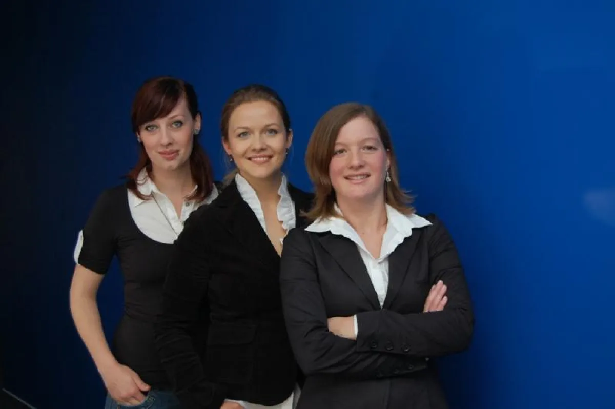 Technikjournalistinnen Alexandra Becker, Patrycja Muc und Annette Kopf