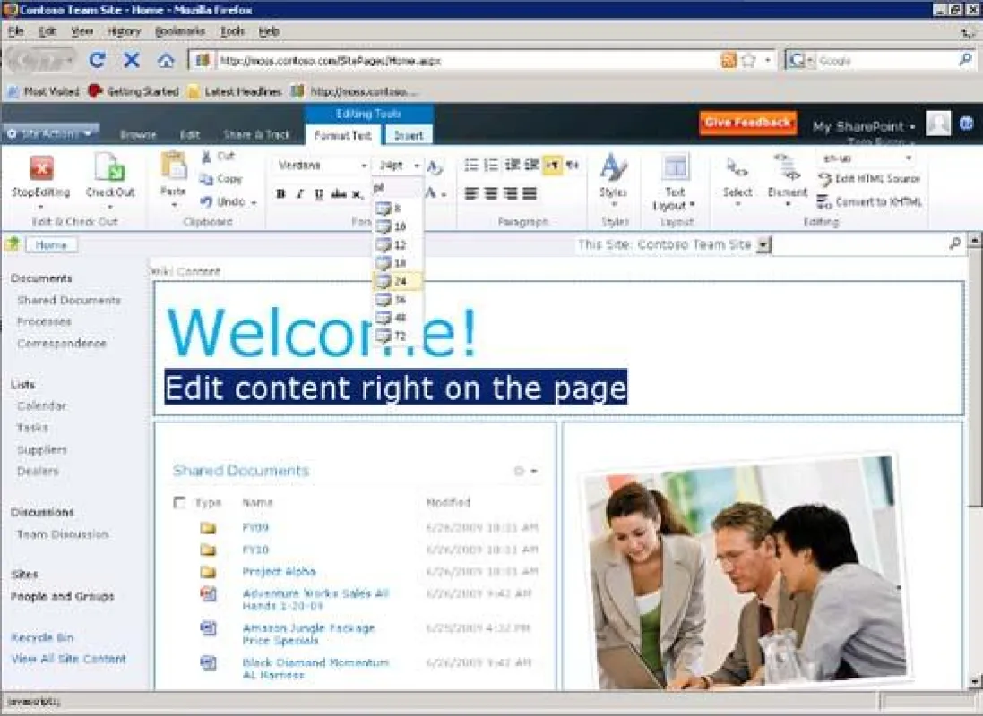 SharePoint Web Content Management (WCMS)
