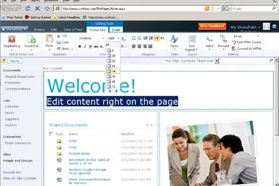 Bild: Web Content Management mit Microsoft SharePoint: Öffentliche Unternehmensportale jetzt 30% günstiger