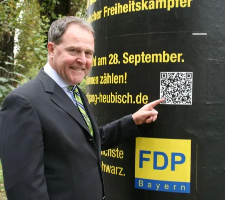 Bild: Landtagswahl in Bayern - Dr. Wolfgang Heubisch führt den modernsten Wahlkampf