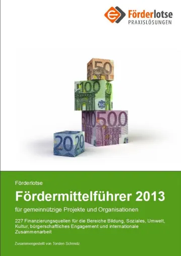 Bild: Fördermittelführer 2013 für gemeinnützige Aktivitäten und Projekte erscheint im November
