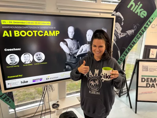 Bild: hike präsentiert erfolgreiches AI Bootcamp: Neue Kompetenzen für die digitale Zukunft 