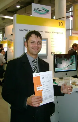 Bild: PAVONE gewinnt den Innovationspreis 2008