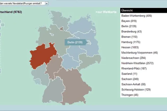 Die Quvion-Newsletter-Software jetzt mit Geo-Targeting und Regio-Marketing Bild: Die Quvion-Newsletter-Software jetzt mit Geo-Targeting und Regio-Marketing
