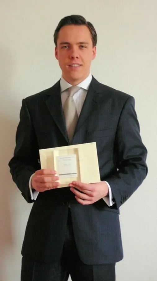 Gewinner des Leonardo & Co. Award 2008: HHL-Absolvent Bastian J. Lechner (25) / Quelle: privat