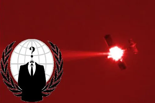 Bild: Abschuss einer Rakete durch hochenergetische US-Laserkanone