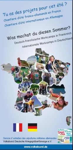 Ferien, Fun & Friedensarbeit - Jugendcamps des Volksbundes als Urlaubsalternative für Spätentschlossenene Bild: Ferien, Fun & Friedensarbeit - Jugendcamps des Volksbundes als Urlaubsalternative für Spätentschlossenene