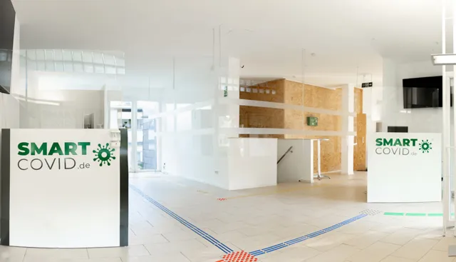 Bild: Erstes barrierefreies Testzentrum 