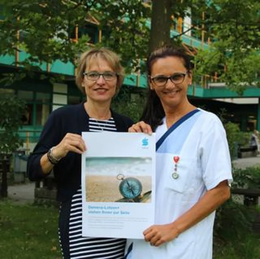 Ute Jahnel und Marzena Spaleniak (v.l.n.r.) fungieren als Demenz-Lotsen am Krankenhaus Rummelsberg.