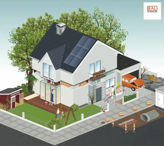 Schnell informiert im neuen virtuellen RAL Gütezeichen Haus Bild: Schnell informiert im neuen virtuellen RAL Gütezeichen Haus