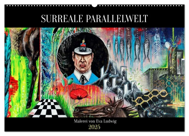 Bild: Veröffentlichung des neuen Kunstkalenders Surreale Parallelwelt von Eva Ludwig