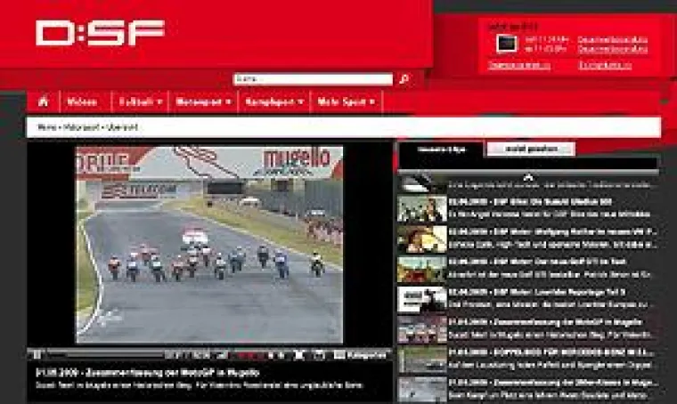 DSF nutzt neue stream5-Technologie Bild: DSF nutzt neue stream5-Technologie