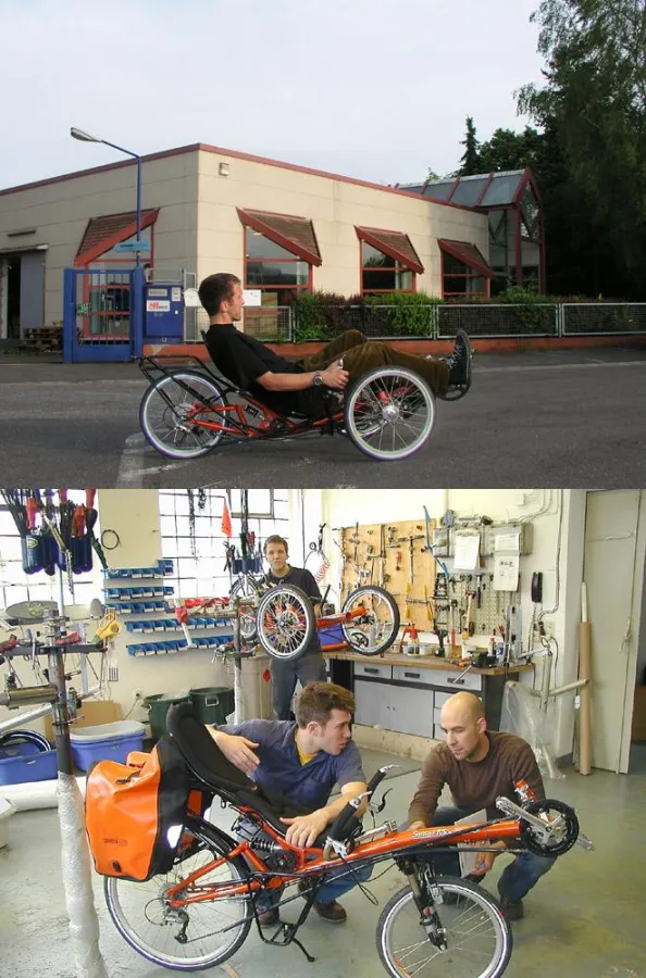 Die Liegeradmanufaktur HP Velotechnik aus Kriftel bei Frankfurt fertigt gefederte Liegeräder und Dreiräder nach Kundenwunsch.