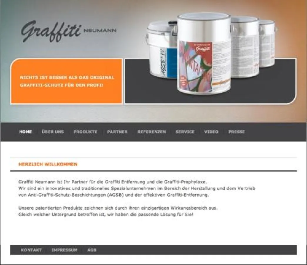 Neue Homepage der Graffiti-Neumann GmbH