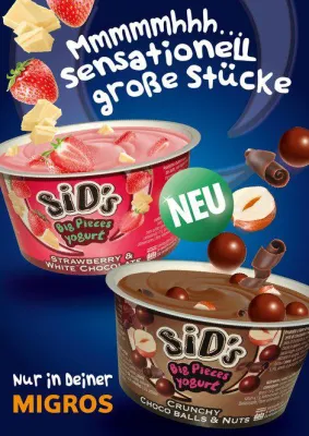 Bild: Die Joghurt-Innovation des Jahres – SiD‘s Big Pieces Yogurt