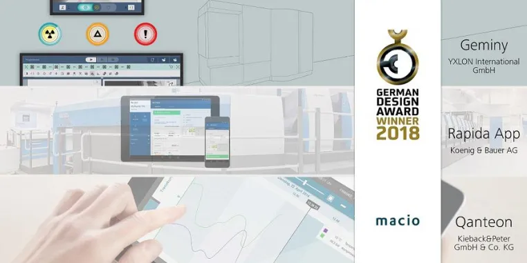 macio landet Triple-Gewinn beim German Design Award Bild: macio landet Triple-Gewinn beim German Design Award
