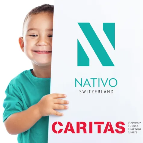 CARITAS Spendenaktion von NATIVO Bild: CARITAS Spendenaktion von NATIVO