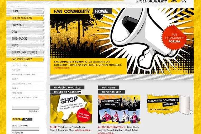 Bild: Deutsche Post Speed Academy - Vollgas mit innovativer neuer Typo 3 Webseite