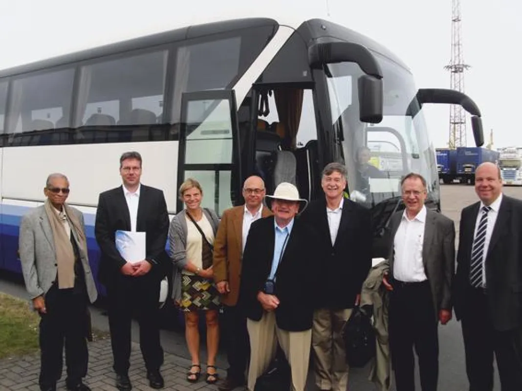 US-Verkehrsexperten mit deutschen Kollegen auf ShortSea-Tour entlang der deutschen Küste.