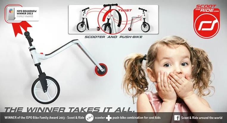 WINNER of the ISPO Bike Family Award 2013 Bild: WINNER of the ISPO Bike Family Award 2013