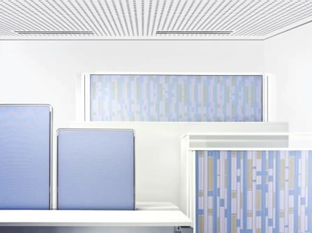 REHAU bietet Lösungen für die akustische, funktionale und optische Gestaltung moderner Arbeitswelten