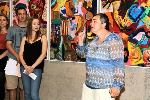 Bild: Welfen-Gymnasium würdigt Kooperation Kunst