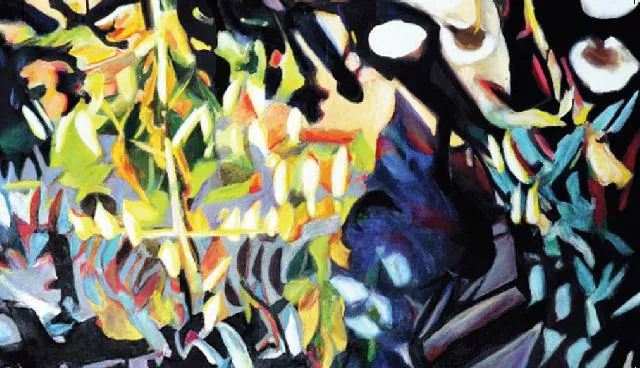 Bild: Ausstellung "farbansichten" mit der Künstlerin Uliane Borchert in der Itzehoer "galerie 11"