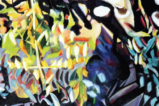 Bild: Ausstellung "farbansichten" mit der Künstlerin Uliane Borchert in der Itzehoer "galerie 11"