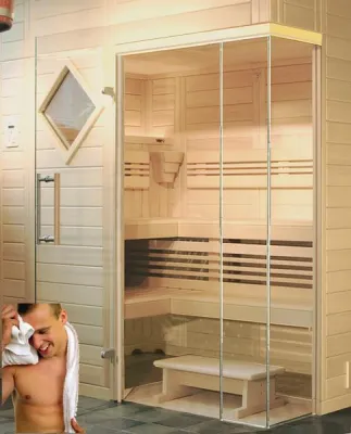 Bild: NEU - die Designer-Sauna für den verwöhnten Kunden