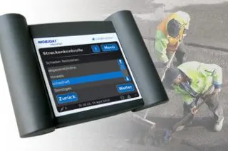 Streckenkontrolle mit MOBIDAT Bild: Streckenkontrolle mit MOBIDAT