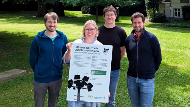 Energiewende-Förderung: Effiziente LED-Flutlichtanlage für Sportverein SV Liptingen Bild: Energiewende-Förderung: Effiziente LED-Flutlichtanlage für Sportverein SV Liptingen
