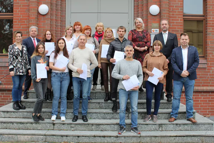 Bild: Vierter Willkommenskurs für ukrainische Geflüchtete in Aschersleben: Deutsch(land) verstehen, Chancen erkennen