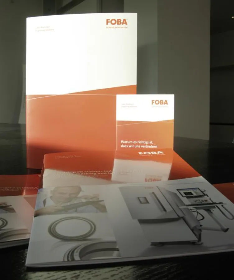 Das neue FOBA-Erscheinungsbild von wirDesign gestaltet