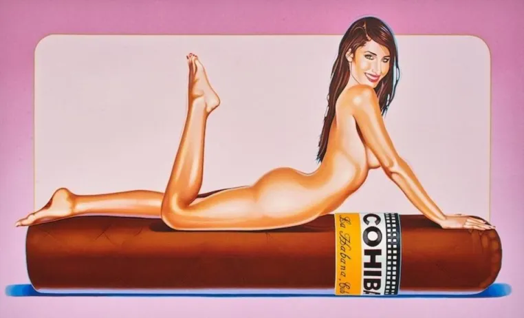 "Hav-a-Havanna #9" von Mel Ramos Bild: "Hav-a-Havanna #9" von Mel Ramos