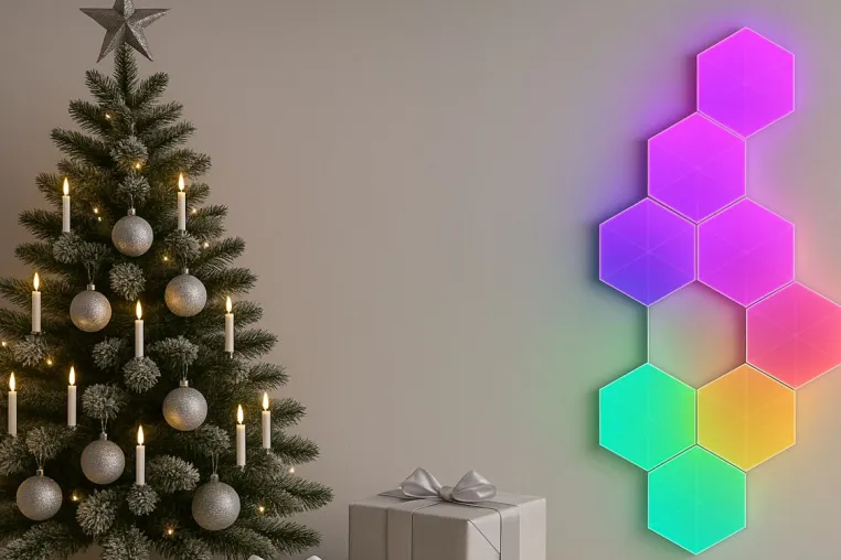 Bild: IconicGlow HexaLights: Mehrfarbige RGBIC-Panels setzen neue Maßstäbe für Gaming & Ambient-Deko