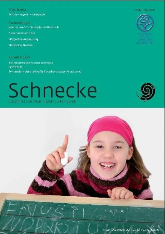 Titel der aktuellen Ausgabe der „Schnecke“ (Quelle: Schnecke).