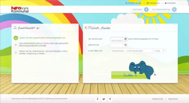 Bild: INFOsys Kommunal stellt neues Elternportal für die Verwaltung der Kindertagesbetreuung vor