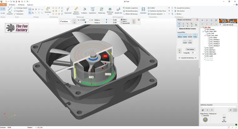 3D-Tool CAD-Viewer und Konverter - Version 14 Bild: 3D-Tool CAD-Viewer und Konverter - Version 14