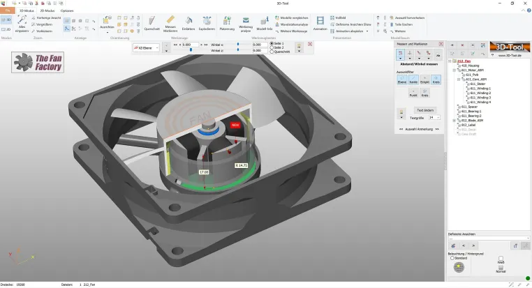 Bild: 3D-Tool CAD-Viewer und Konverter - Version 14