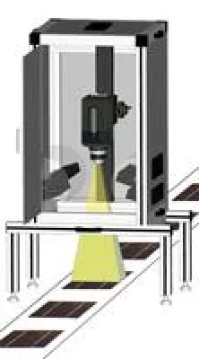 Bild: Neues PV-LIT inline System von InfraTec - Testsystem für Solarzellen und komplette Solarmodule