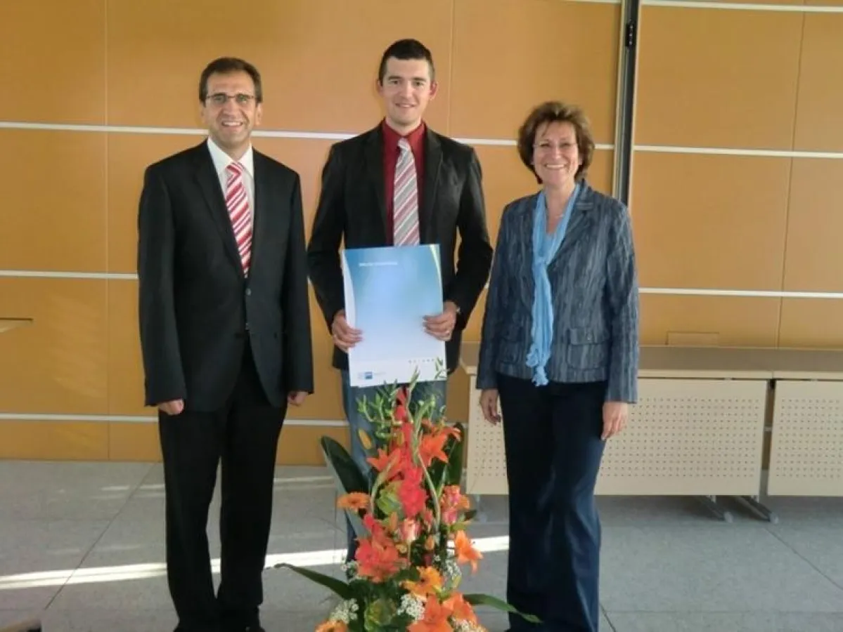 Von links: Stefan Göbel, Daniel Albrecht, Sabine Lauer