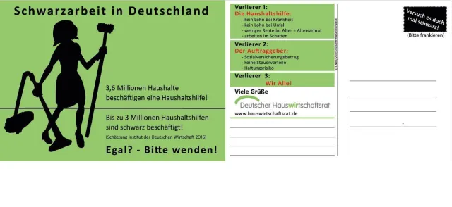 Bild: Deutscher Hauswirtschaftsrat prangert Schwarzarbeit im privaten Haushalt an