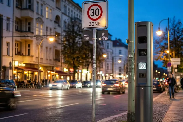 Bild: 2.706 Messstellen ausgewertet: Hamburg überholt Berlin bei stationären Blitzern