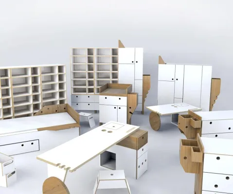 Bild: Ein Vulkan, ein Asteroid und das Schaf im Kinderzimmer