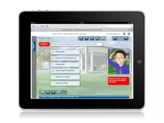 Bild: Blended Education bei der DekaBank