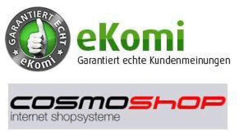 Cosmoshop Shopsoftware kooperiert mit dem Kundenmeinungstool eKomi Bild: Cosmoshop Shopsoftware kooperiert mit dem Kundenmeinungstool eKomi