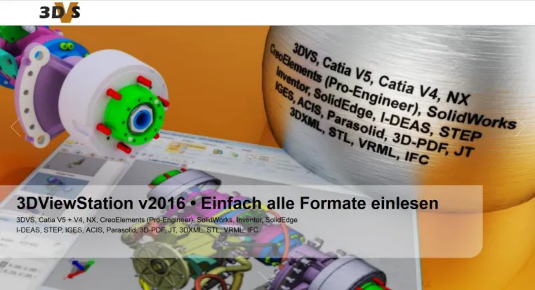 Bild: Die neue Version 3DViewStation v2016 ist freigegeben