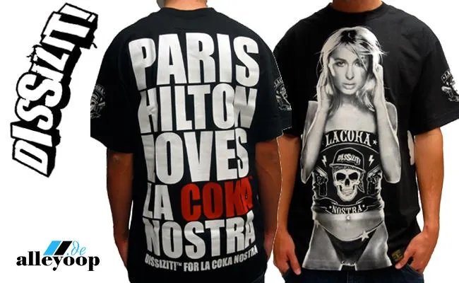 ALLEYOOP.de präsentiert limitiertes Dissizit „Paris Hiltion“ T-Shirt Bild: ALLEYOOP.de präsentiert limitiertes Dissizit „Paris Hiltion“ T-Shirt