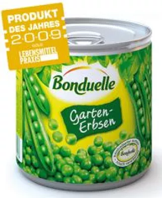 Gold für die knackigen Gartenerbsen von Bonduelle Bild: Gold für die knackigen Gartenerbsen von Bonduelle